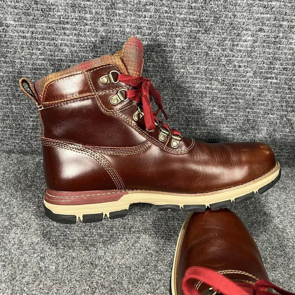 Timberland Pendleton Boots Mens Size 9.5 Brown Leather Gore-Tex Waterproof Snow